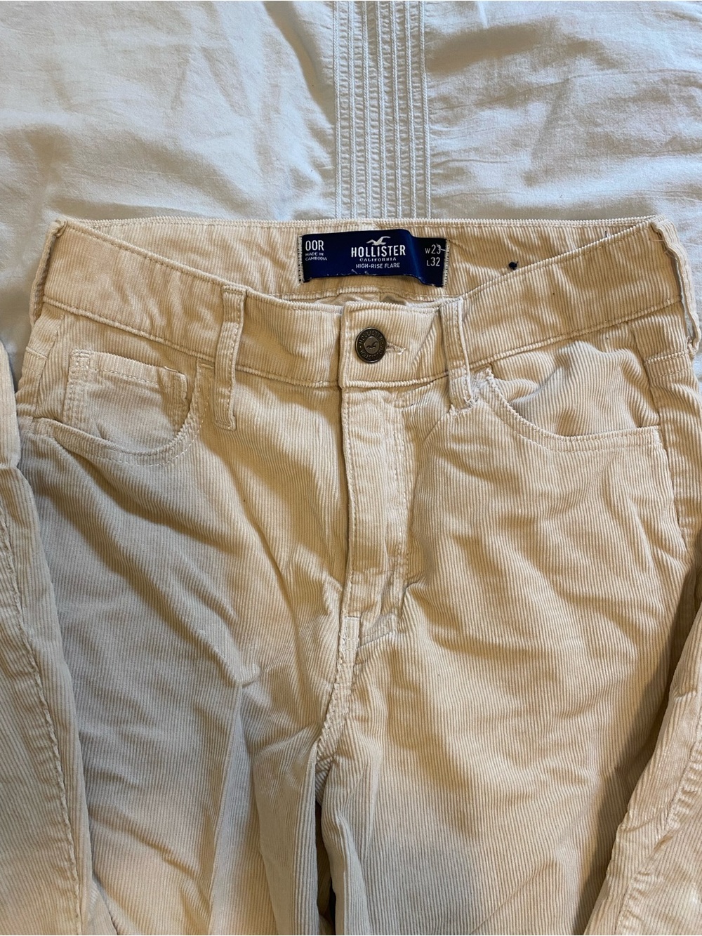 Hollister Corduroy high rise flared pants
